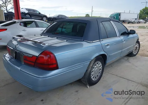 2004 Mercury Grand Marquis Gs from USA, damaged, VIN 2MEFM74WX4X611598